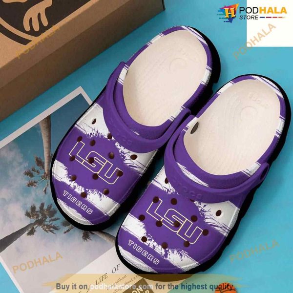Crocs Shoes Ncaa Lsu Tigers Football