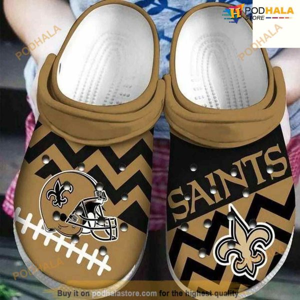 Crocs Shoes New Orleans Saints NFL Adults