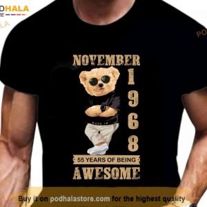 Custom Cute Teddy Bear Birthday Shirt For Kids Women Men, Custom Birthday Gift