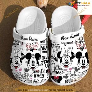 Custom Name Mickey Mouse Clog Crocs Clog Shoes