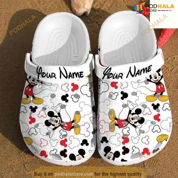 Custom Name Mickey Mouse Crocs Clog Shoes