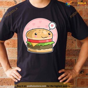 Cute Kawaii Burger Essential Shirt 3