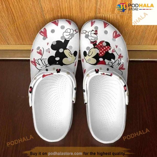Cute Mickey Minnie Mouse Clog Clogband Crocs Clog Shoes
