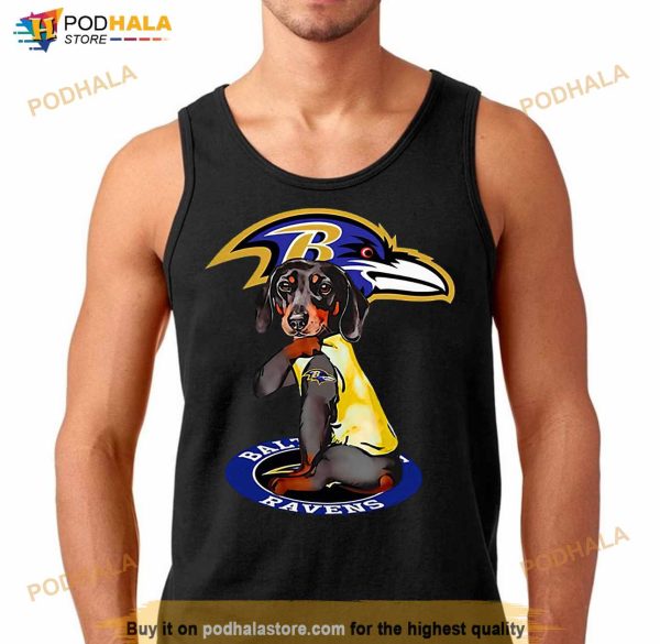 Dachshund Baltimore Ravens Shirt