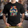 Daddy Shark Fathers Day Dad Gift Shirt