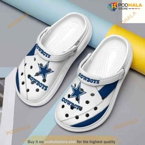 Dallas Cowboy NFL Football Team Crocs Shoes Crocband Clogs