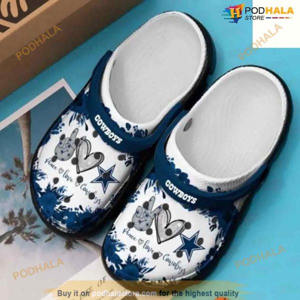 Dallas Cowboys Crocsband Crocsband Clog Comfortable Water Shoes