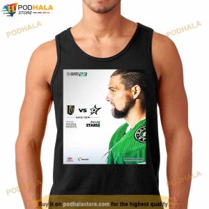 Dallas Stars Vs Vegas Golden Knights In Nhl Playoffs T Shirt 2