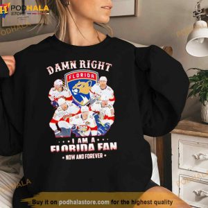 Damn Right I Am A Florida Fan Now And Forever Signatures Shirt 3