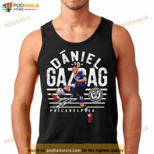 Daniel Gazdag 10 Philadelphia Union Fc Signature Shirt 3