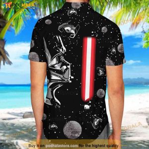 Dark Vader Hawaiian Shirt Star Wars Button Shirt Dark Vader Hawaii Shirt 3