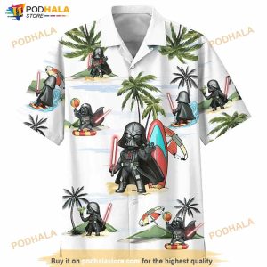 Darth Vader 3D Hawaiian Shirt, Gift For Star Wars Lovers