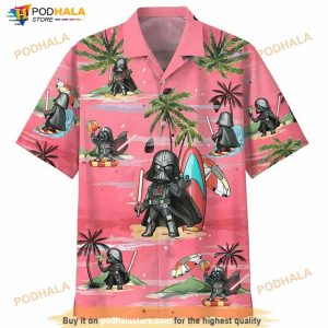 Darth Vader Star Wars Beach Summer Print Hawaiian Shirt
