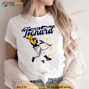 Dayne Leonard Illustration West Virginia University Shirt 2