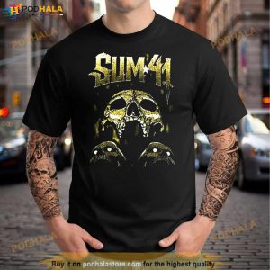Dead Skull Art Sum 41 Band Shirt 2