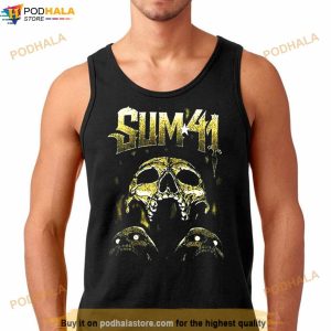 Dead Skull Art Sum 41 Band Shirt 3