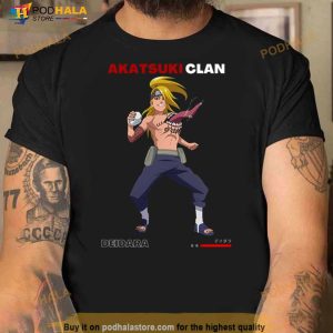 Deidara And The Weapon Naruto Shippuden Shirt 2