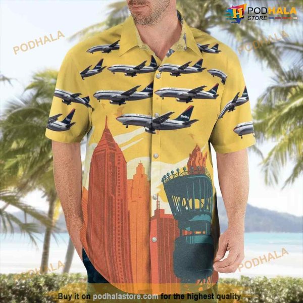 Delta Express Boeing 737-232 Hawaiian Shirt Outfit