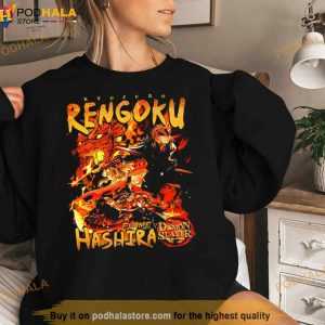 Demon Slayer Japan Anime Rengoku Kyojuro Shirt 2