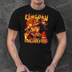 Demon Slayer Japan Anime Rengoku Kyojuro Shirt 3