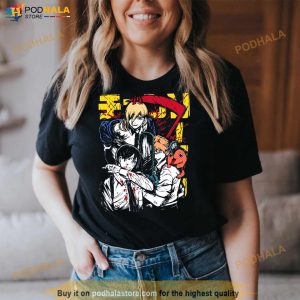 Denji Power Aki Characters Chainsaw Man Shirt