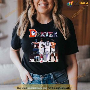 Denver Legend Champion 2023 Signatures Shirt 2
