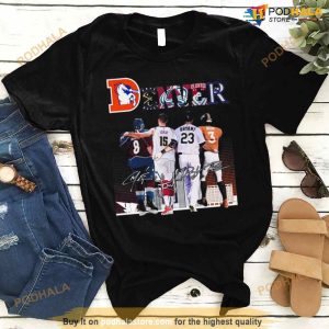 Denver Legend Champion 2023 Signatures Shirt 3