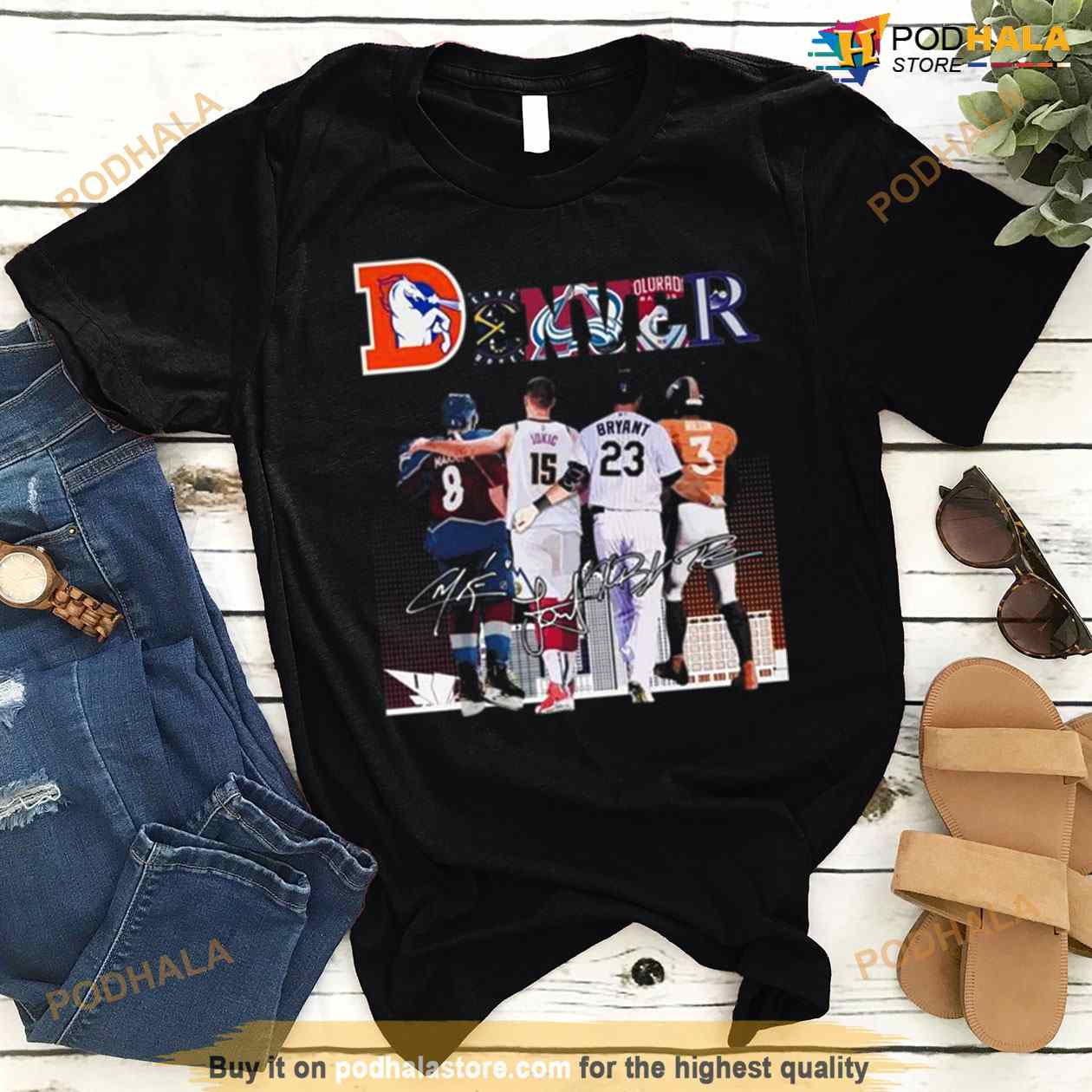 Denver Legend Champion 2023 Signatures Shirt Denver Legend Champion 2023 Signatures Shirt