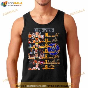Denver Nuggets Conference Champions Signatures Shirt 3