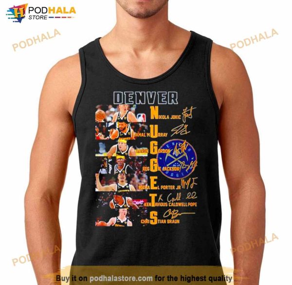 Denver Nuggets Conference Champions signatures Shirt