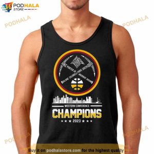 Denver Nuggets Western Conference Champions Two Sided 2023 Shirt