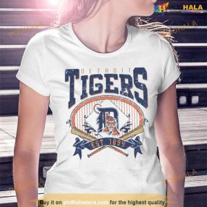 Detroit Tigers Est 1894 Vintage Baseball T Shirt 3