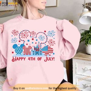 Disney 4th Of July Shirt Retro Patriotic Mouse Shirt Disney Patriotic Family Shirt 2