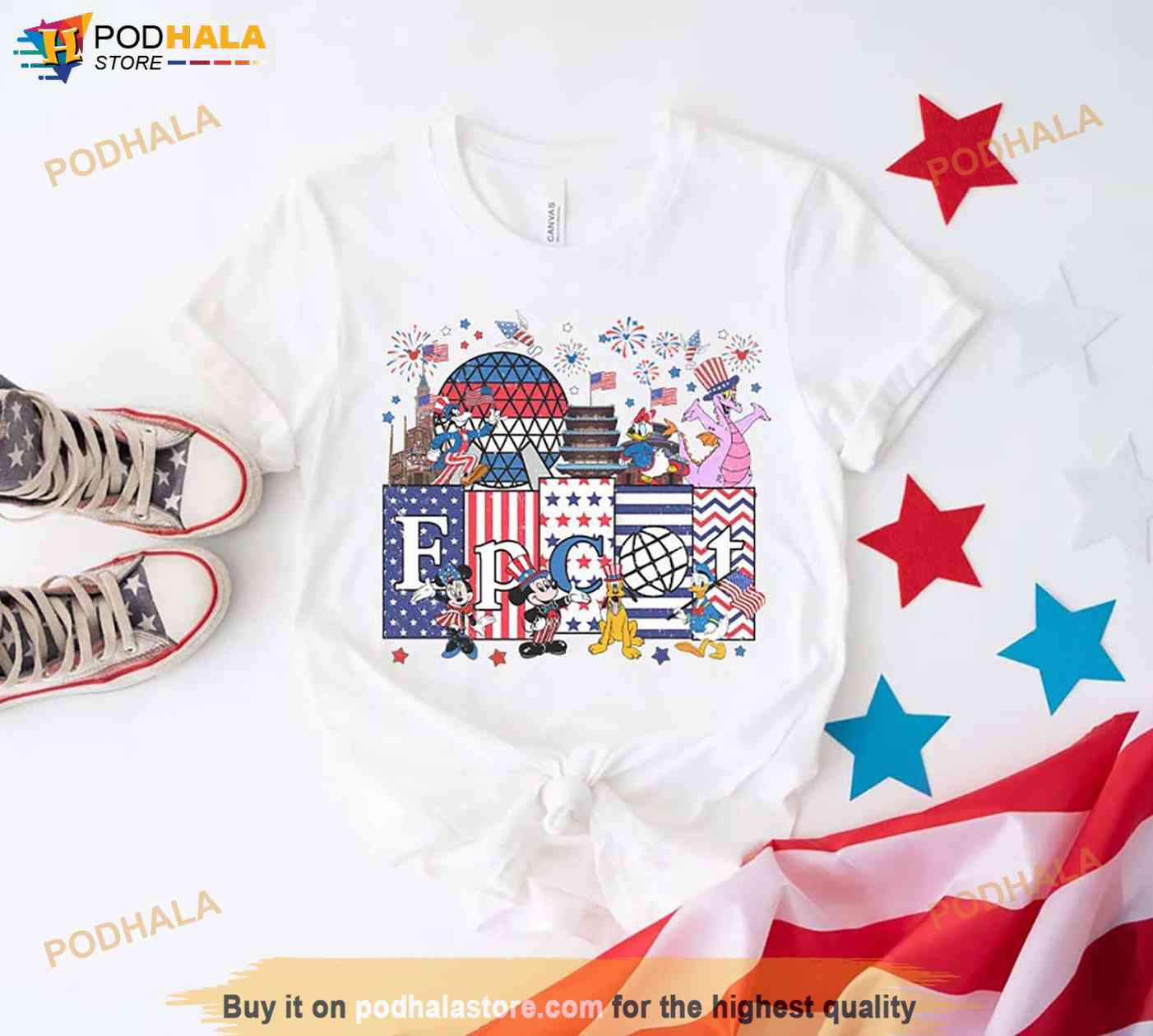 America Toy Story 4th July Shirt, Independence Day Disney Gift For Fans -  Bring Your Ideas, Thoughts And Imaginations Into Reality Today