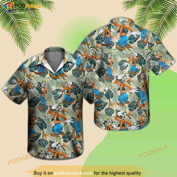 Disney Goofy Hawaiian Shirt, Summer Vacation Gift For Women Men