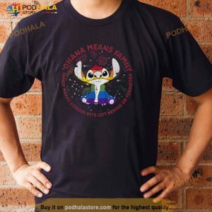 Disney Lilo Stich Ohana Pride Circle Short Sleeve Shirt 2