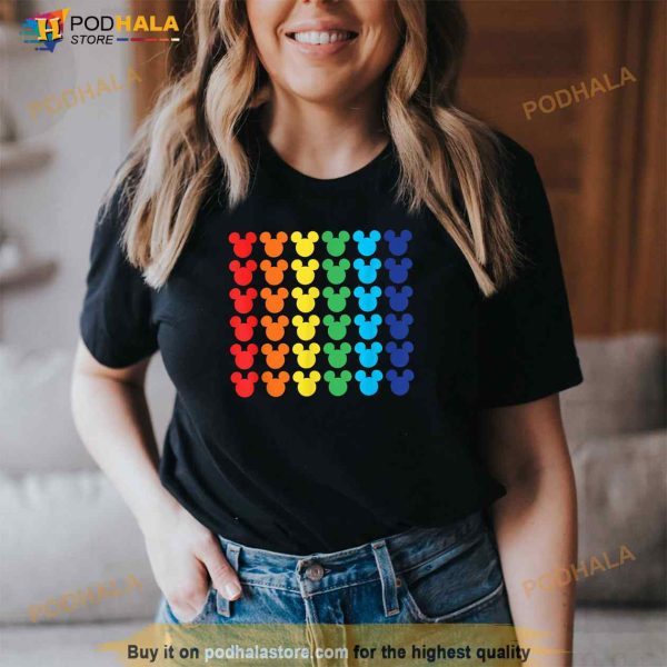 Disney Mickey Mouse Rainbow Icons Shirt