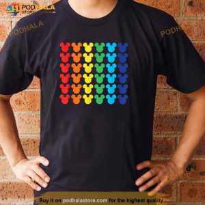 Disney Mickey Mouse Rainbow Icons Shirt 2