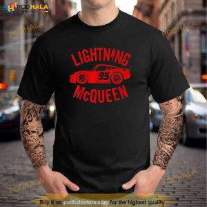 Disney Pixar Cars Lightning Mcqueen Vintage Graphic Shirt 3