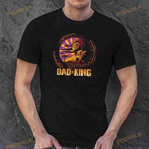 Disney The Lion King Dad Is King Family Trip Fathers Day Shirt 2