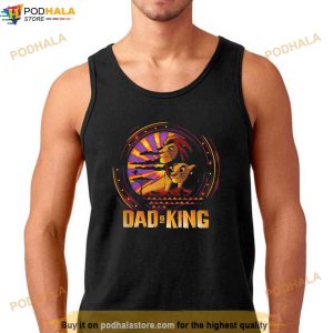 Disney The Lion King Dad Is King Family Trip Fathers Day Shirt 3