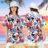 Disneyland Independence Day Hawaiian Shirt, Mickey Minnie 4th of July Hawaii Shirt