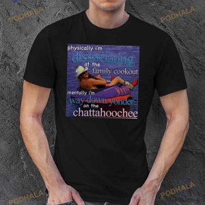 Dj Rodeo Starr Physically I'm Dissociating At The Family Cookout Shirt 2