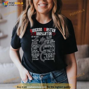 Dm Translator Tabletop Board Game Rpg Gamer Gaming Dungeon T Shirt 2