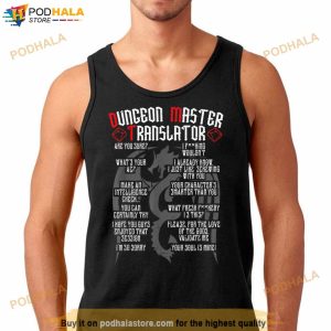 Dm Translator Tabletop Board Game Rpg Gamer Gaming Dungeon T Shirt 3