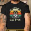 Dog Vintage Best Schnauzer Dad Ever Shirt Fathers Day Gifts Shirt