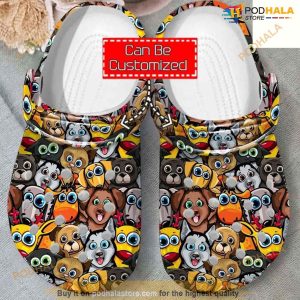 Dogs Collection Pattern Crocs Clog Shoes For Men And Women