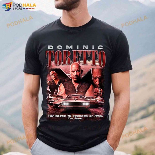 Dominic Toretto Retro Bootleg Shirt, Fast And Furious Tee, Fast X Movie Gift