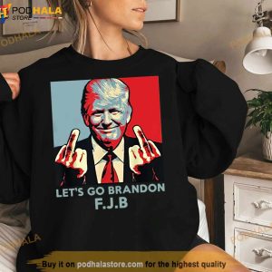 Donald Trump Let's Go Brandon Fuck Joe Biden Shirt 2