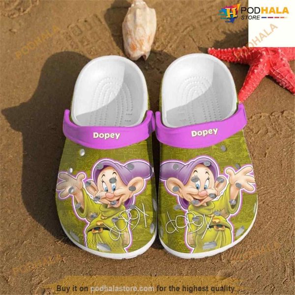 Dopey 7 Dwarfs Crocs Clog Shoes